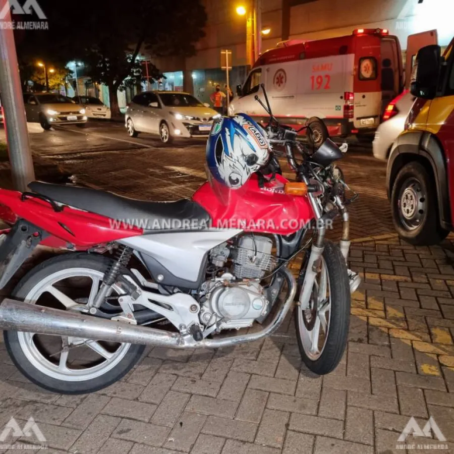 Motociclista sofre acidente gravíssimo na Avenida Horácio Raccanello em Maringá