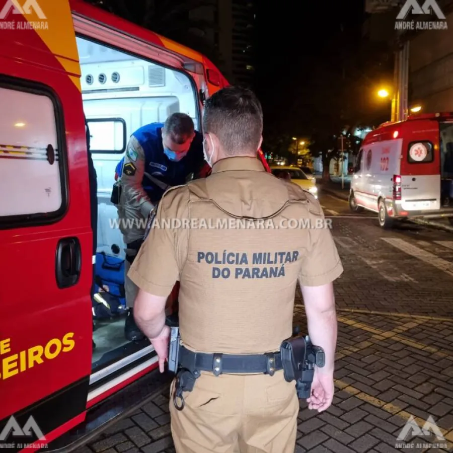 Motociclista sofre acidente gravíssimo na Avenida Horácio Raccanello em Maringá