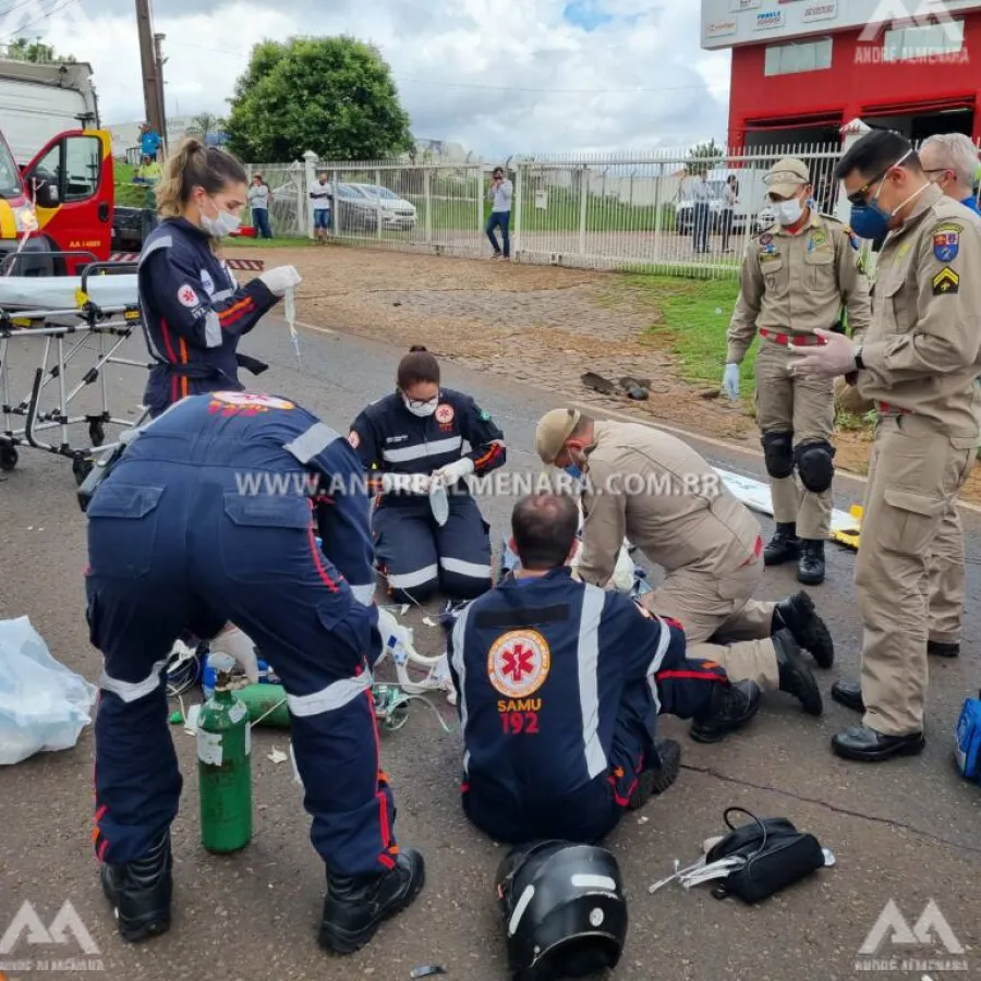 Jovem morre de acidente após motorista realizar conversão proibida no Contorno Sul