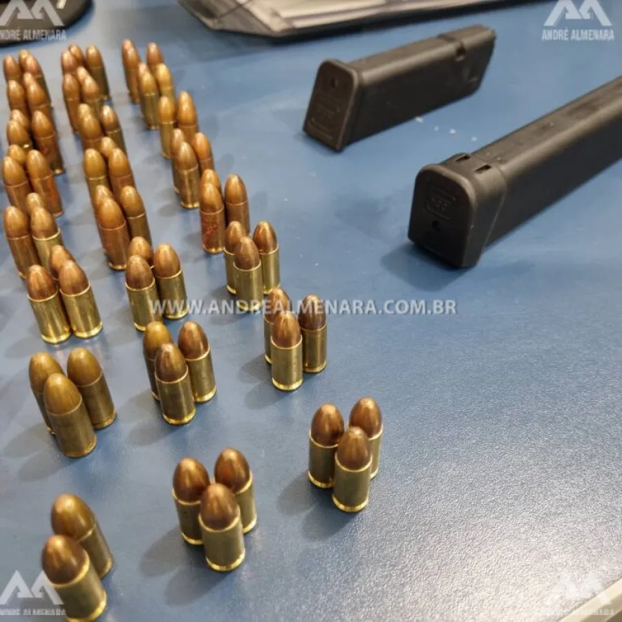 Traficantes são presos com arma e grande quantidade de drogas em Maringá