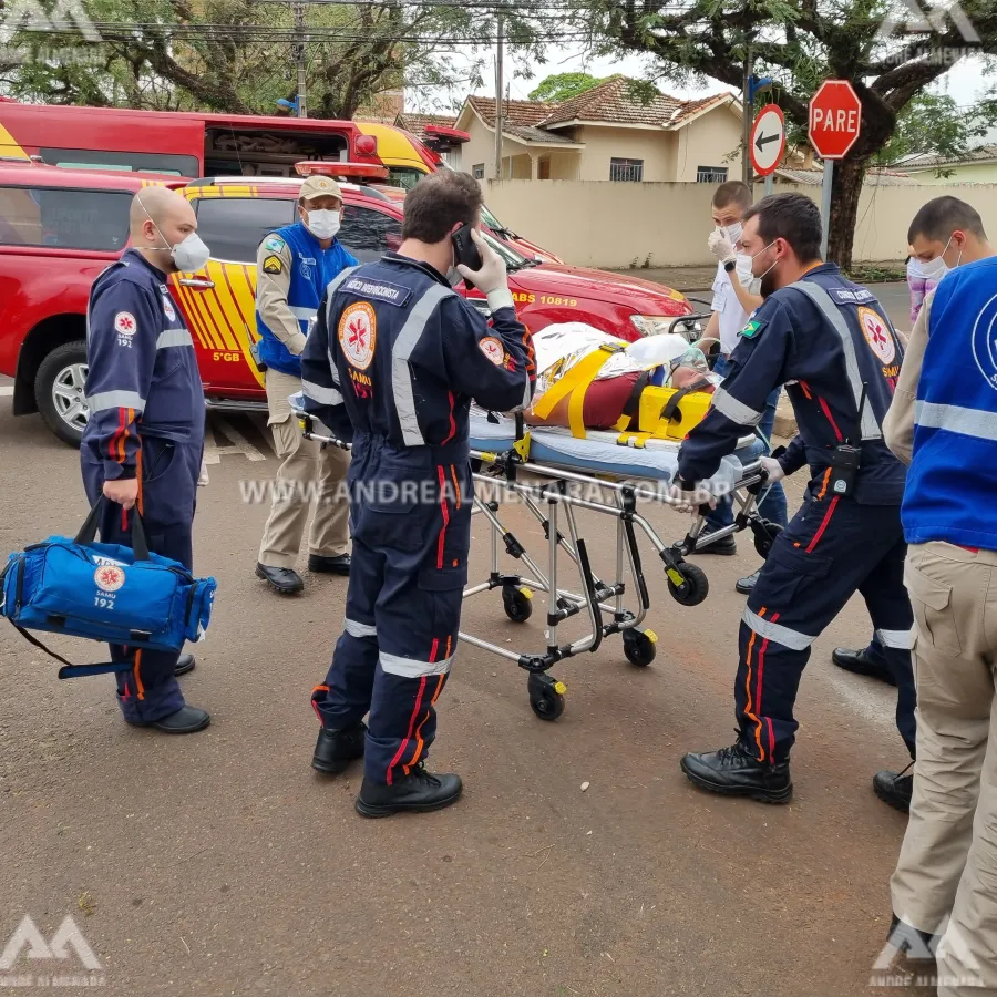 Mecânico de moto fica gravemente ferido ao sofrer acidente em Maringá.