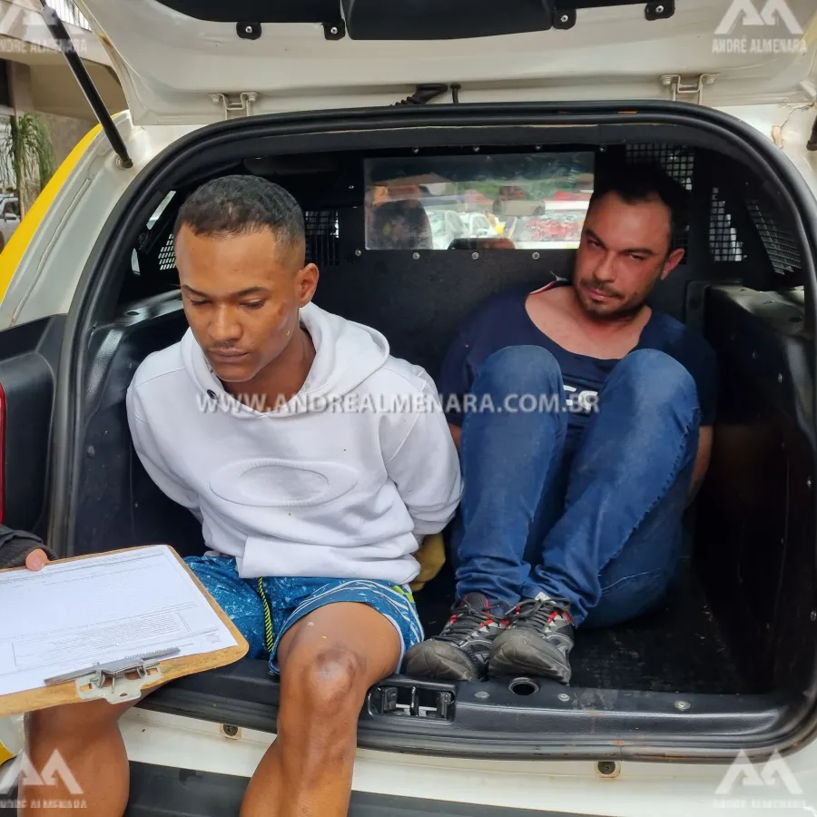 PM de Maringá prende três suspeitos após perseguição e tiros 