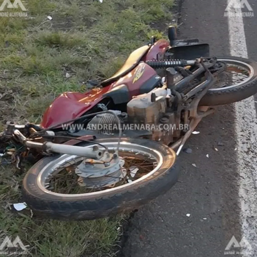 Jovem morador de Mandaguaçu morre de acidente após motorista de carro cometer imprudência