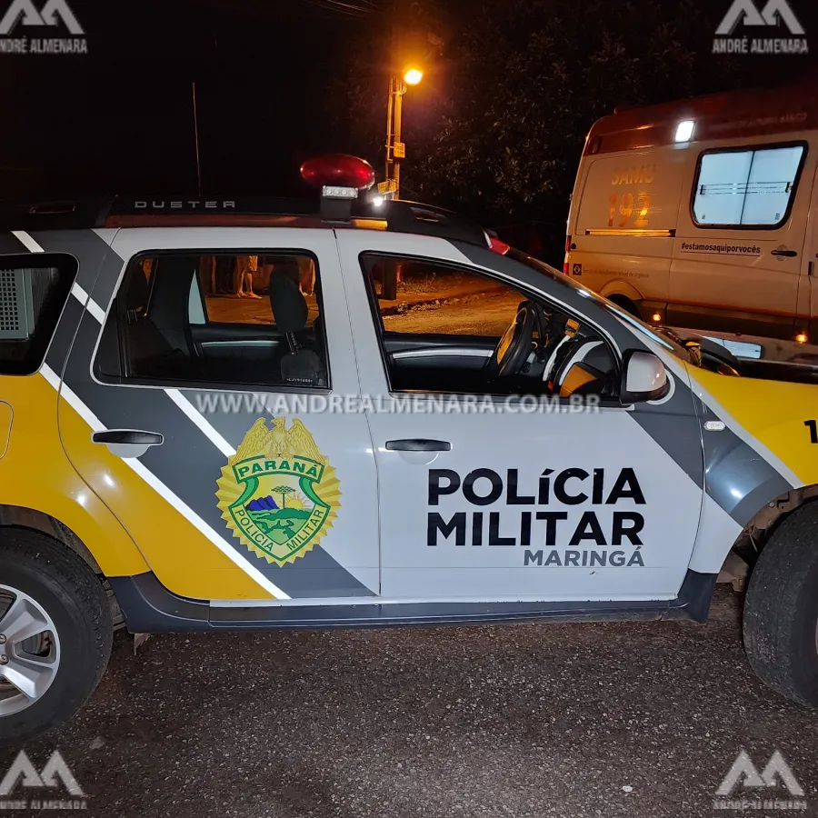 Casal é executado a tiros dentro de automóvel no Jardim Pinheiros em Maringá.