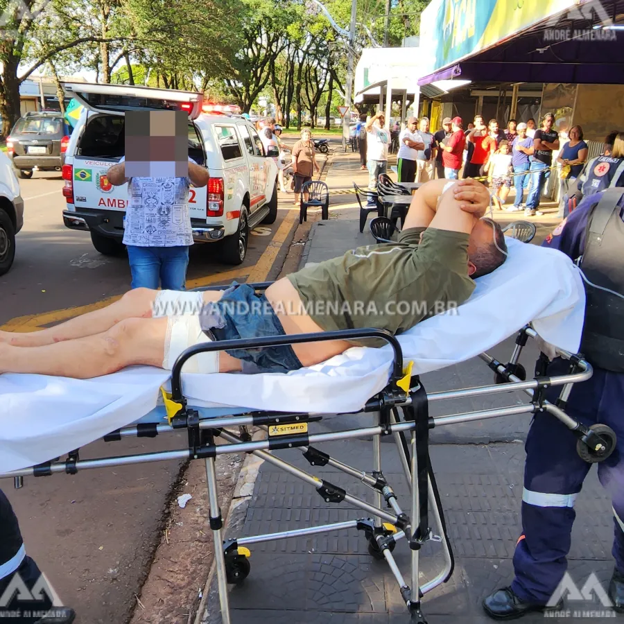 Homem de 47 anos é ferido por tiros após confusão dentro de supermercado no Jardim Alvorada