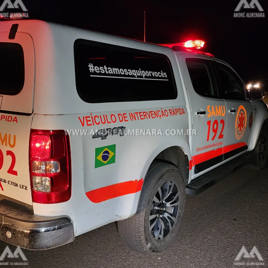 Mulher é internada em estado gravíssimo após ser atropelada por carro na rodovia de Mandaguaçu