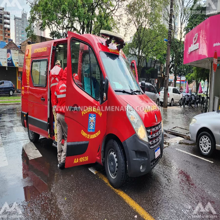 Senhora de 64 anos é atropelada por moto na Vila Operária em Maringá