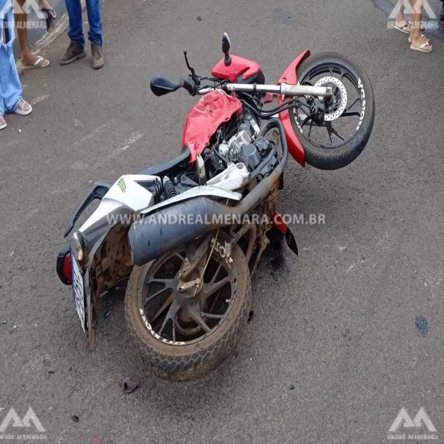 Motociclista precisa ser entubado ao sofrer acidente na cidade de Sarandi