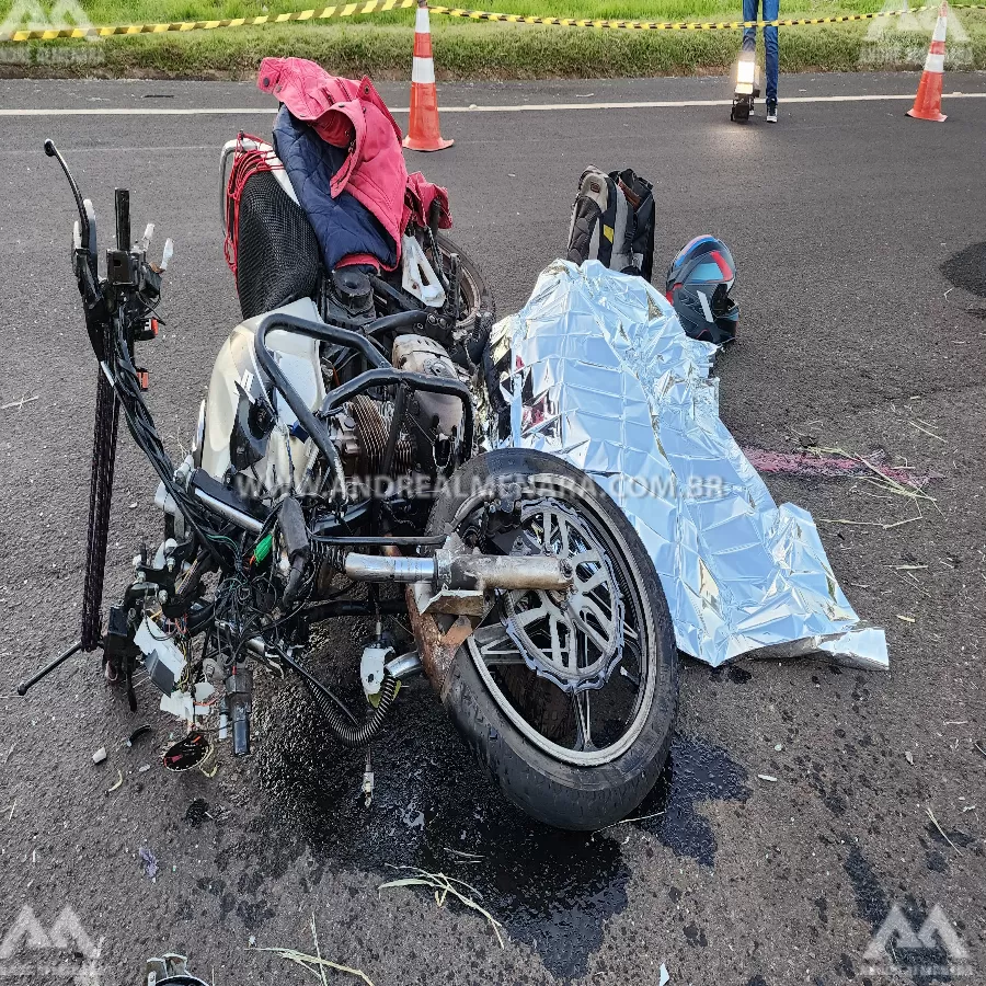 Motociclista de 23 anos morre de acidente na rodovia PR-317 em Maringá