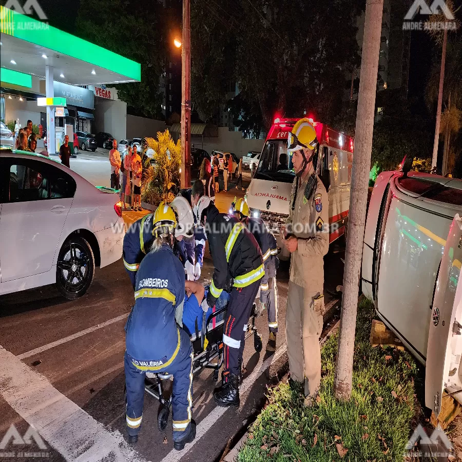 Motorista com sinais de embriaguez causa acidente na zona 2 em Maringá