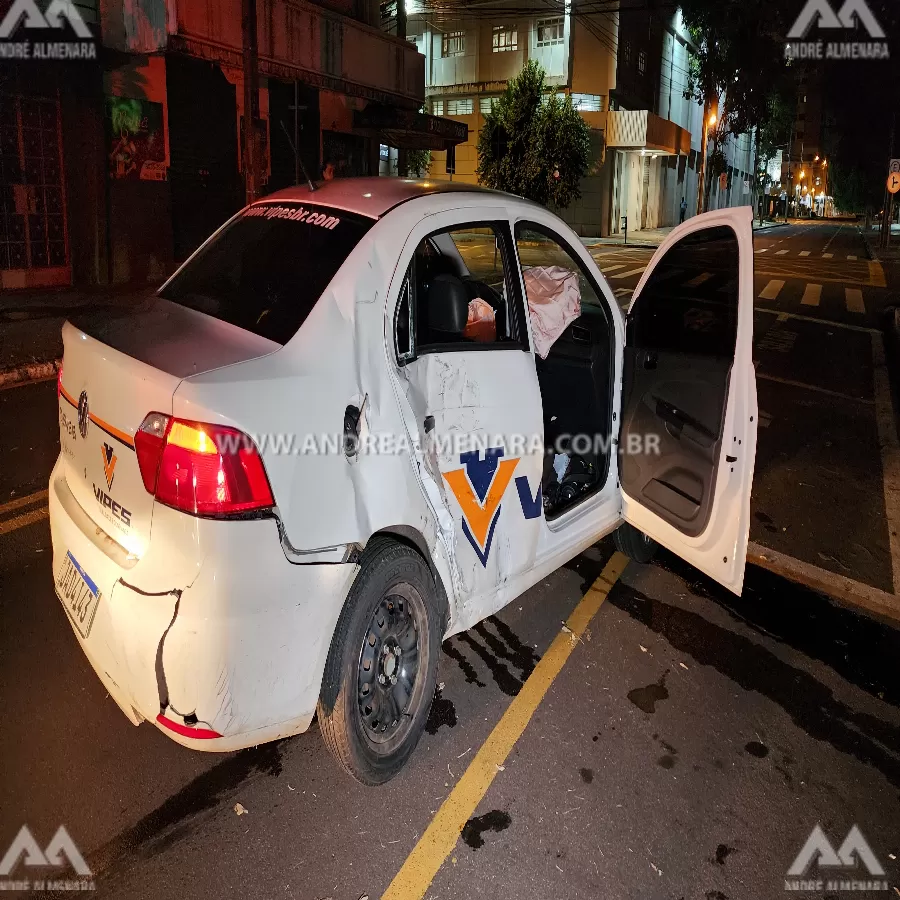 Motorista embriagado causa acidente gravíssimo no centro de Maringá
