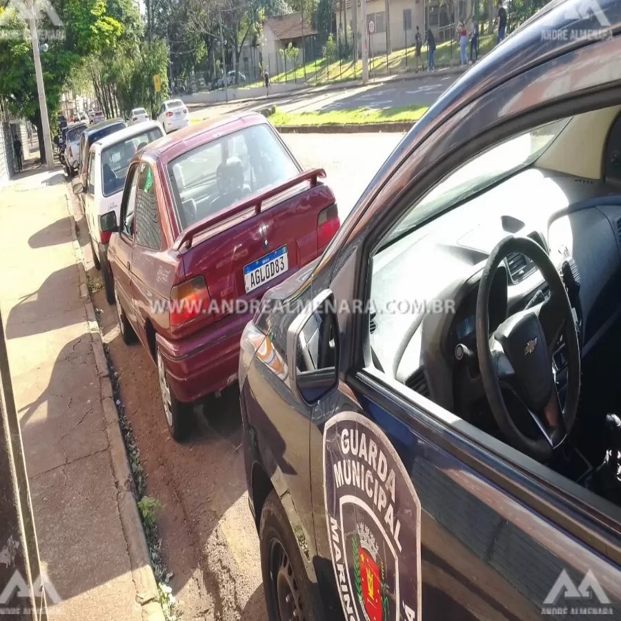 Ladrão que furtou carro na madrugada é flagrado passeando com o veículo no centro de Maringá