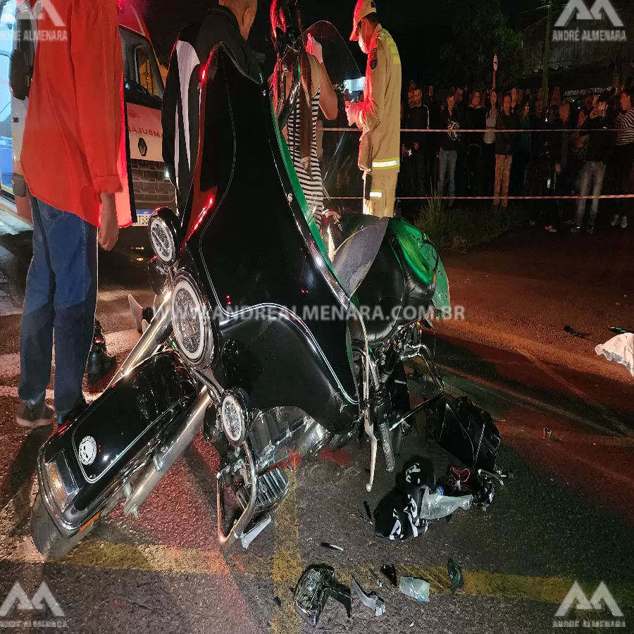 Motociclista morre ao sofrer acidente no Contorno Sul em Maringá
