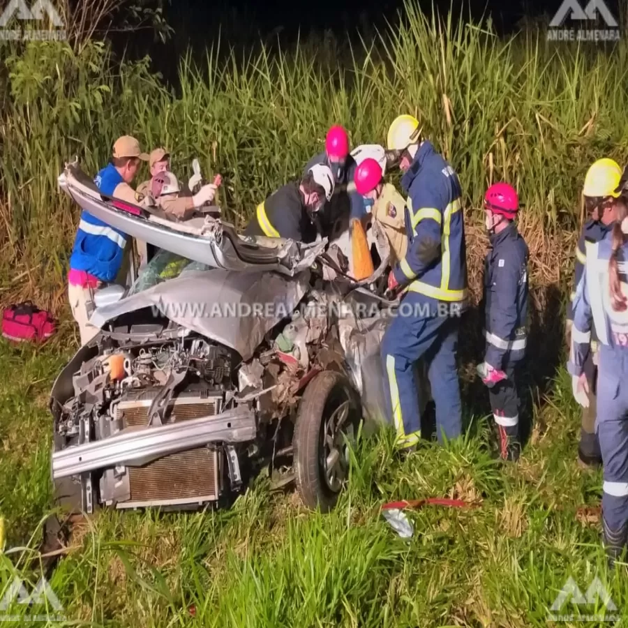 Morador de Maringá morre de acidente na rodovia PR-323