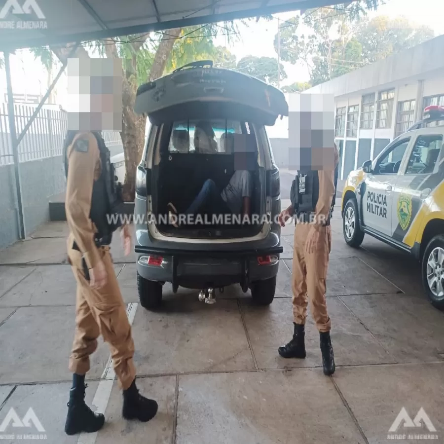Ladrão defeca nas calças ao ser preso após furtar moto no centro de Maringá 