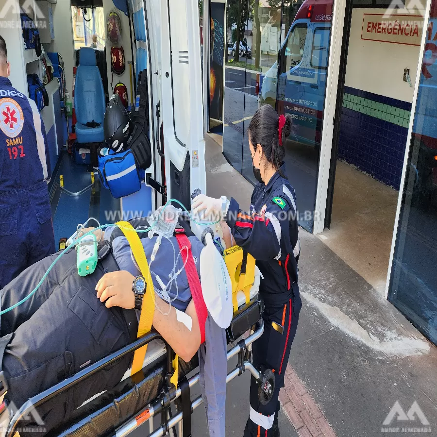 Motociclista de 30 anos é entubado após sofrer queda na rodovia BR-376 em Sarandi