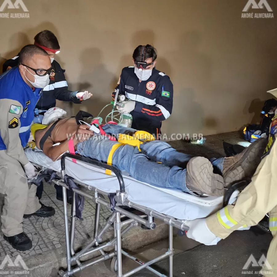 Suspeito de furtar moto é entubado ao ser espancado em Maringá