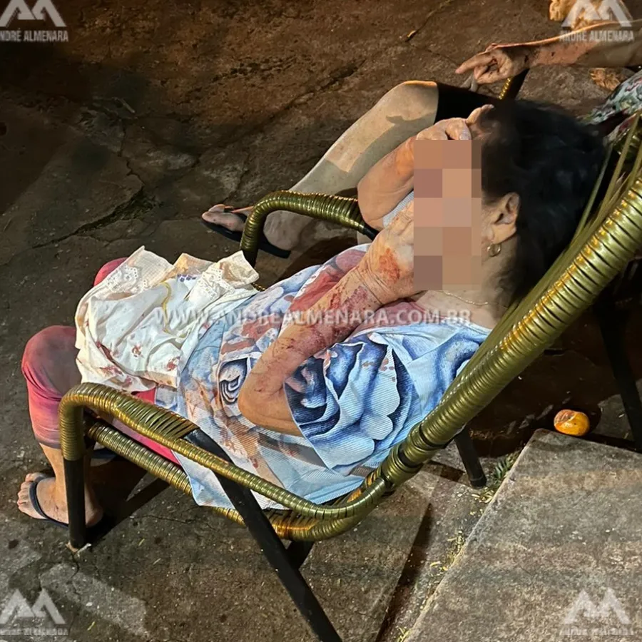 Idosa de 76 anos é hospitalizada após ser espancada pelo neto em Maringá