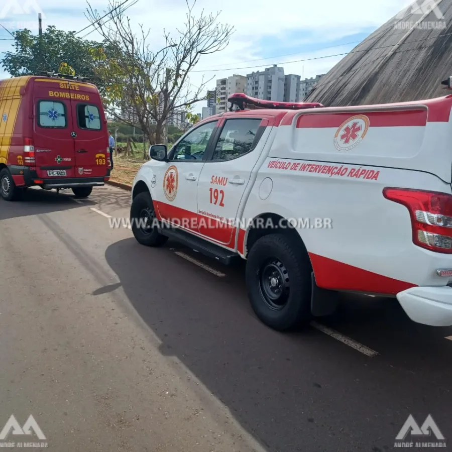 Homem de 43 anos é atingido por vários golpes de faca durante tentativa de latrocínio em Maringá