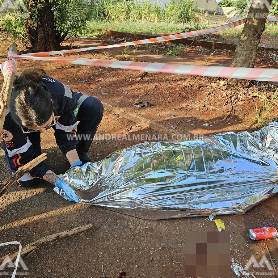 Motoboy morre ao bater veículo contra poste no Jardim Diamante