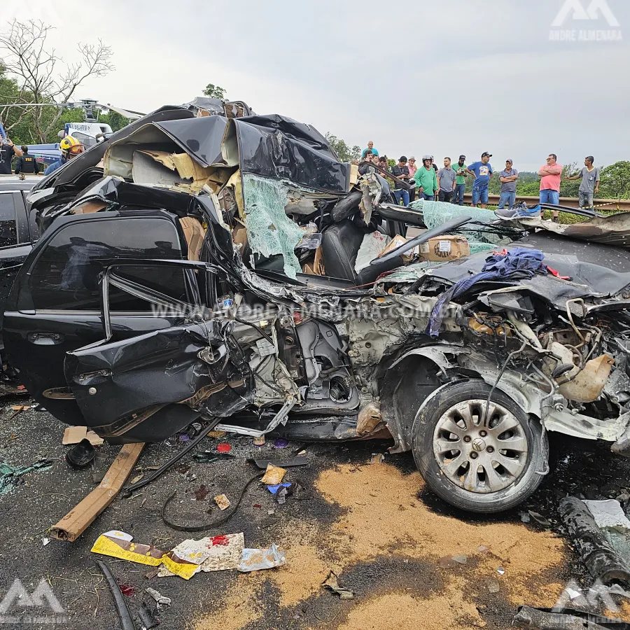 Pai de família morre em acidente envolvendo 7 veículos na rodovia de Marialva