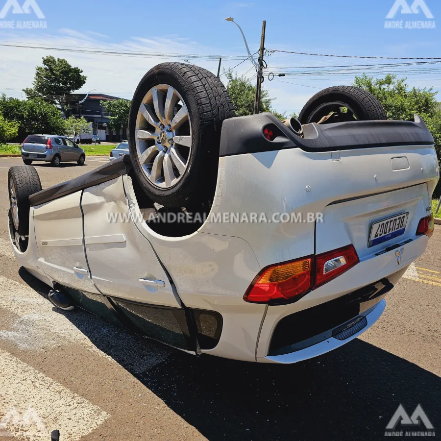 Motorista invade preferencial e causa acidente na Avenida Mandacaru 