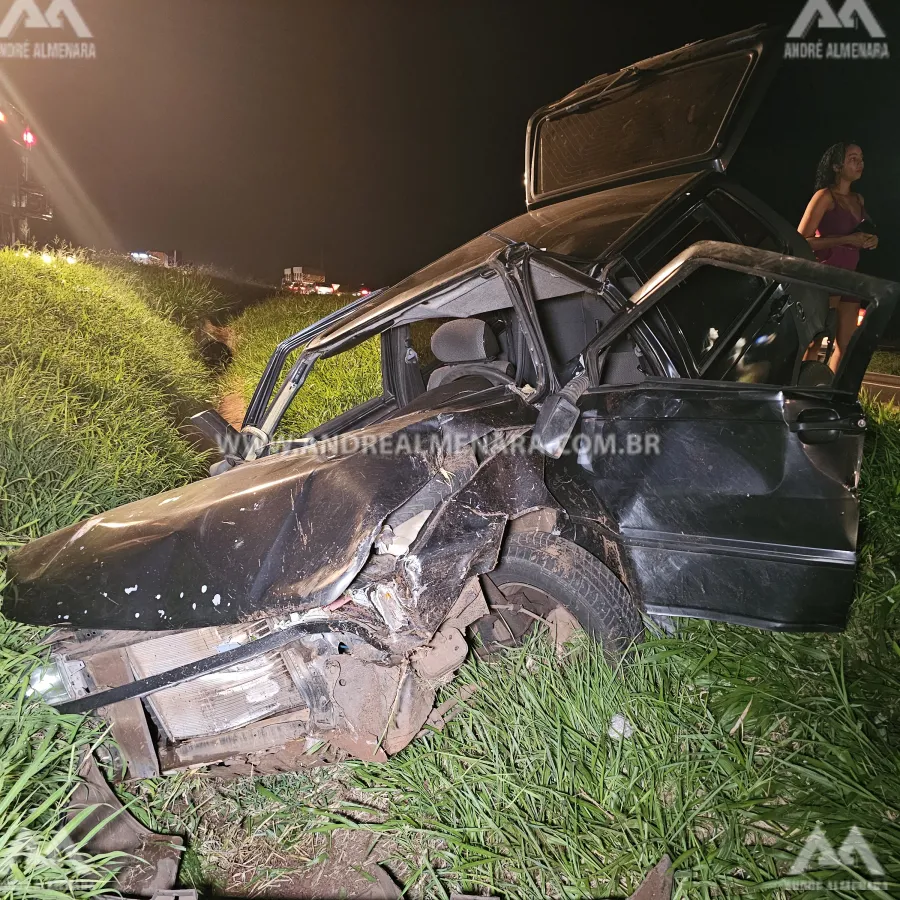 Motorista de 48 anos que sofreu acidente de carro na sexta-feira passada morre no hospital