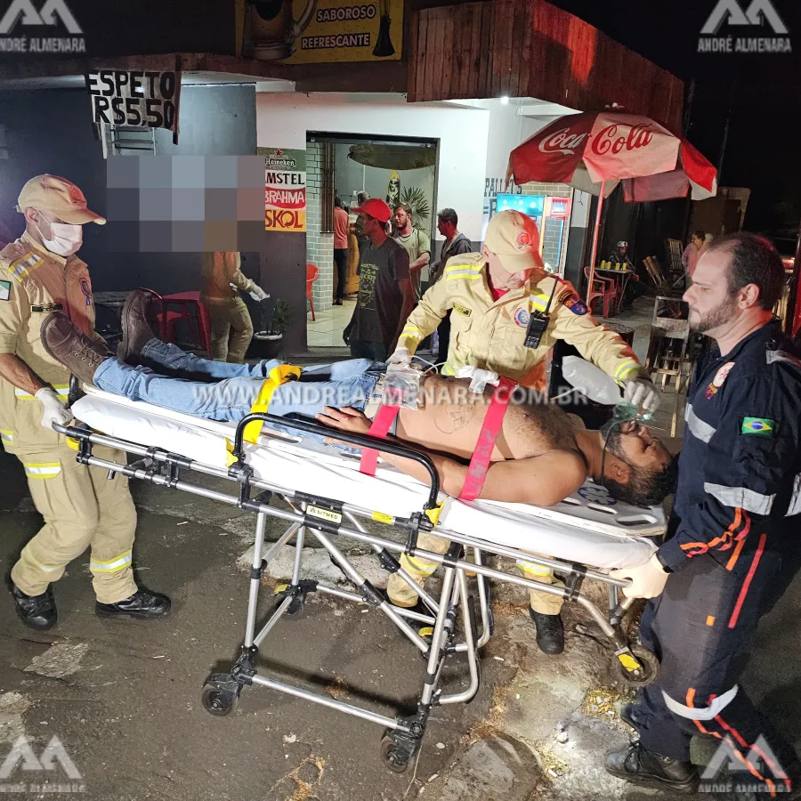 Homem fica gravemente ferido após ser esfaqueado por mulher em Maringá