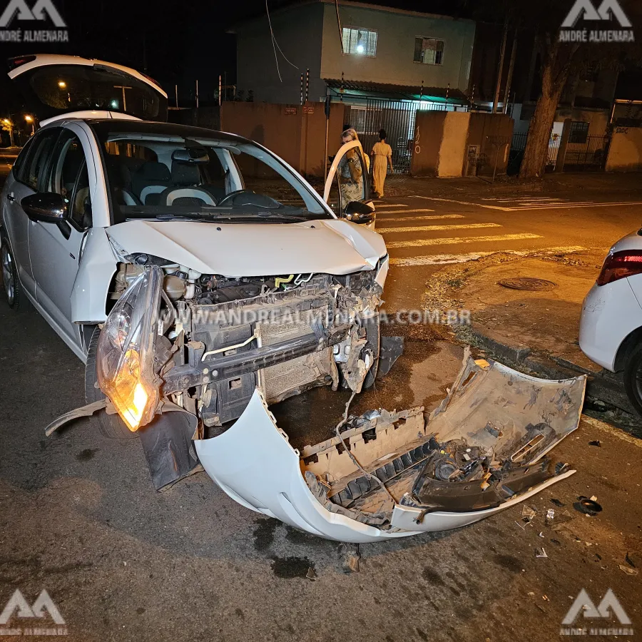 Casal da cidade de Floraí sofre acidente em Maringá após invadir preferencial