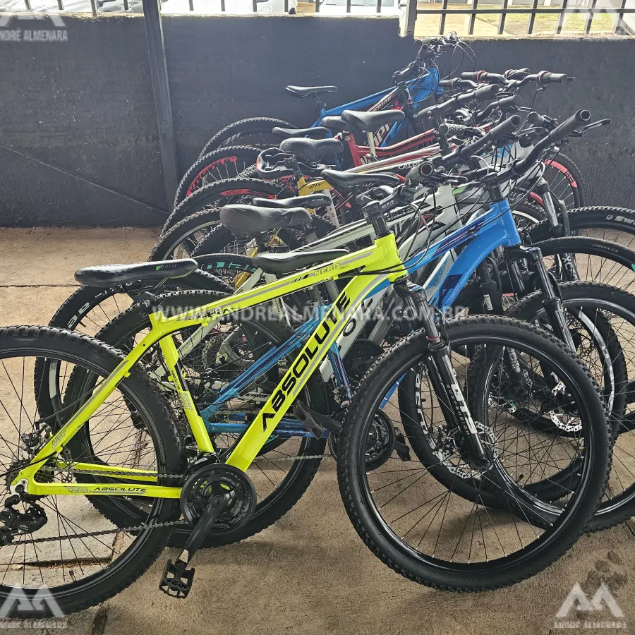 Quatorze bicicletas furtadas são encontras pela polícia em 'boca de fumo' em Maringá