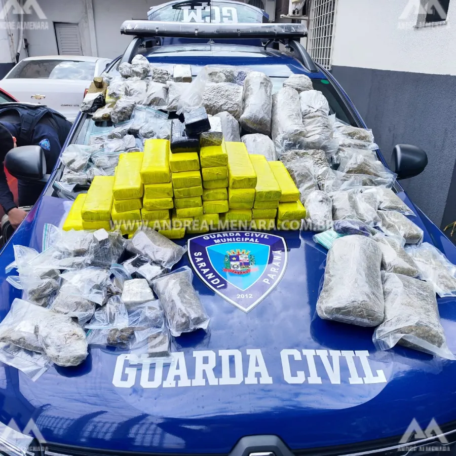 Mulher é presa com quase 1 milhão de drogas em Sarandi