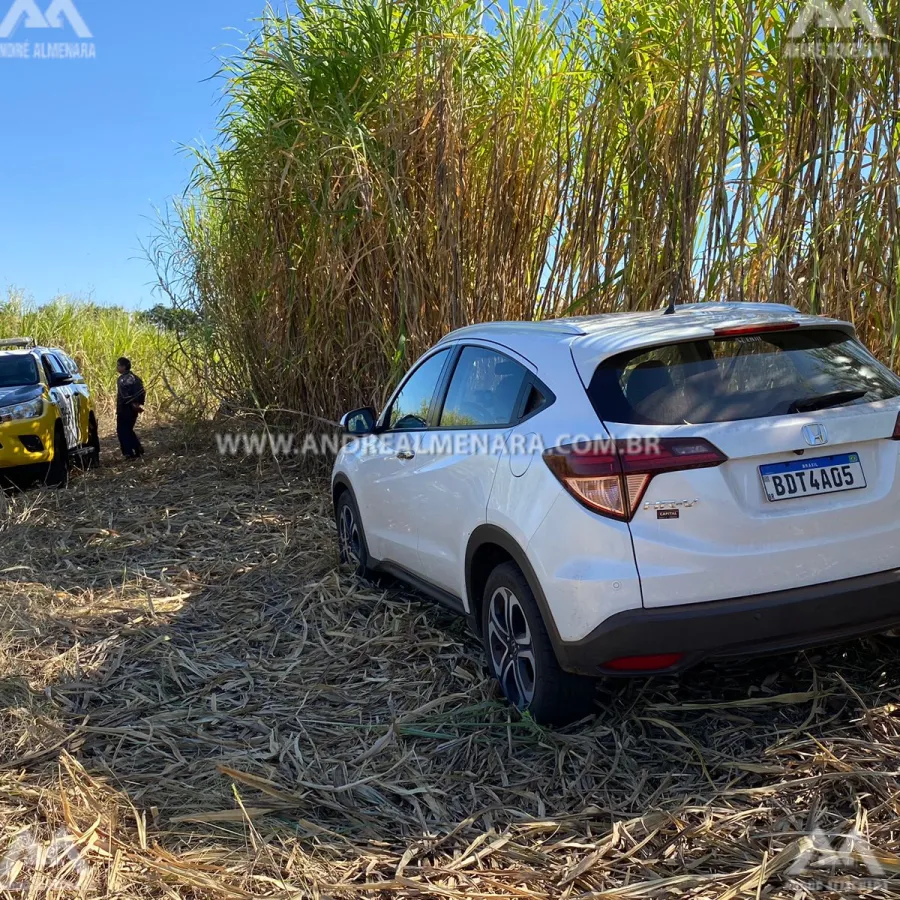 Carro usado em crime de homicídio é encontrado em Água Boa