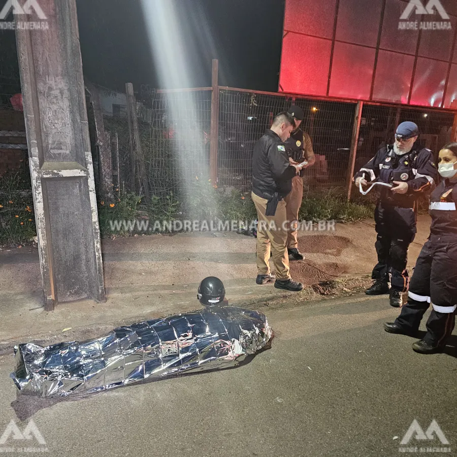 Mulher de 22 anos morre de acidente de moto na cidade de Paiçandu