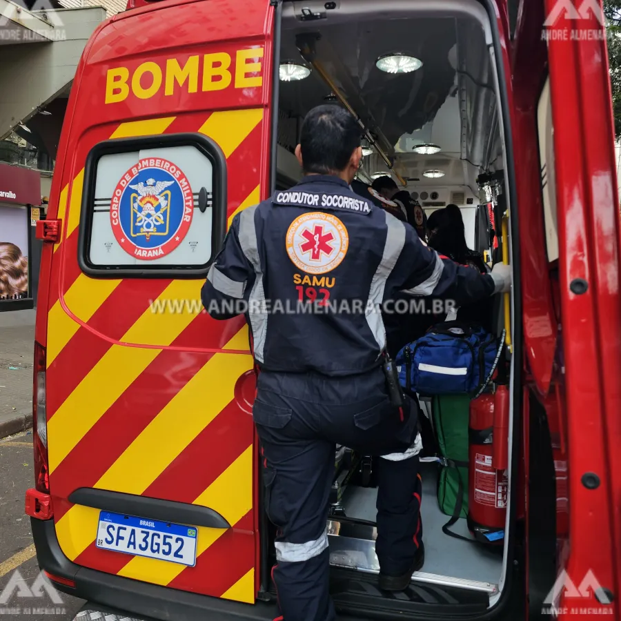 Briga entre duas mulheres termina com uma esfaqueada no centro de Maringá