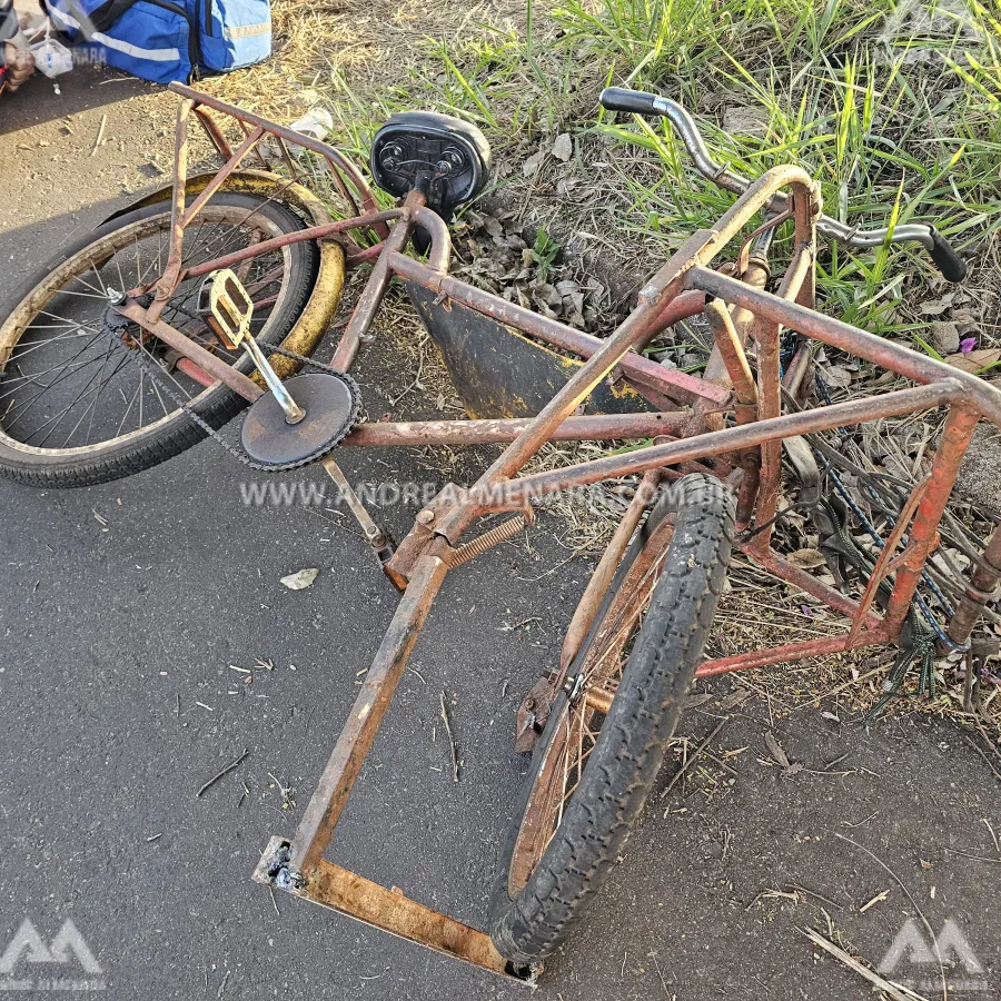 Idoso que sofreu acidente de bicicleta na Avenida Alziro Zarur morre no hospital