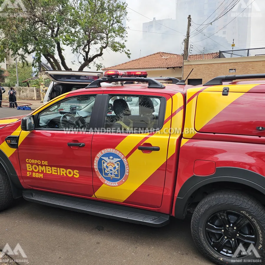 Corpo de Bombeiros localiza corpo de mulher durante atendimento de incêndio em residência