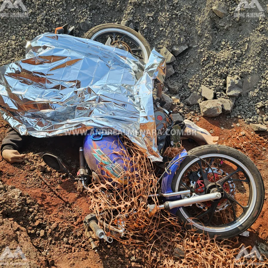 Motociclista de 31 anos morre ao sofrer acidente na rodovia PR-317