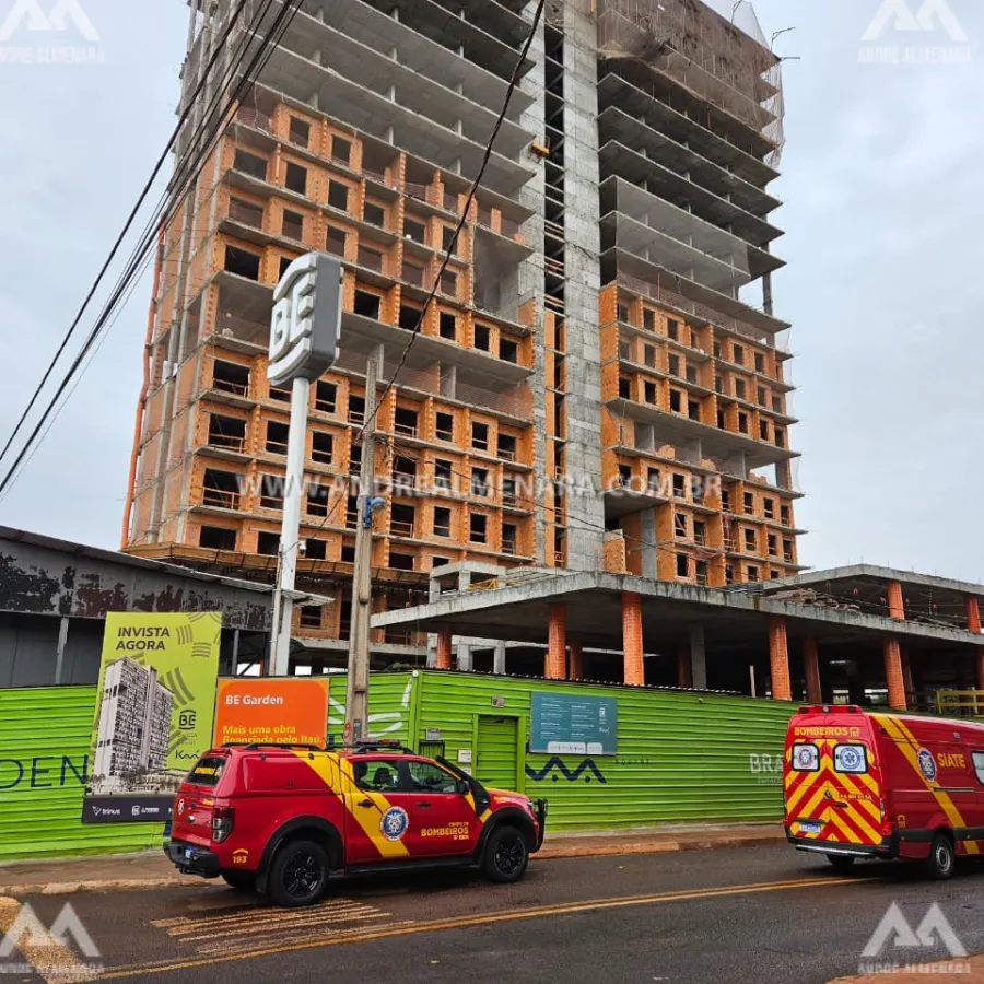 Dois trabalhadores morrem ao cair de um prédio em construção em Maringá