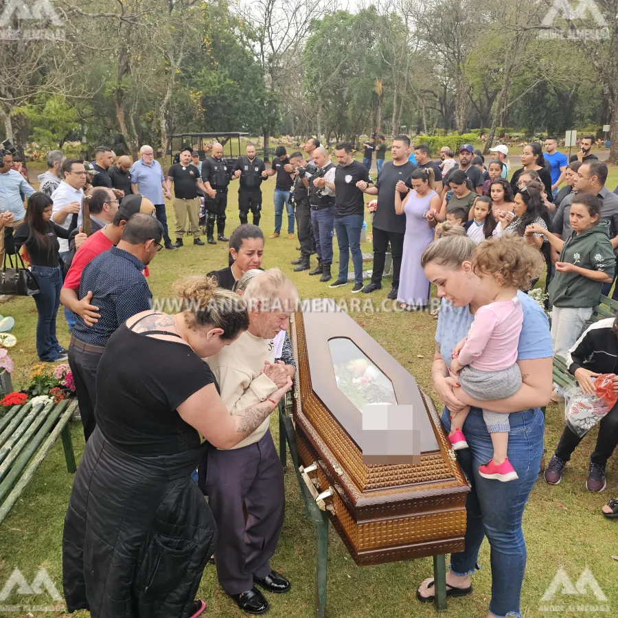 Vigilante morto por bandidos é enterrado em Maringá