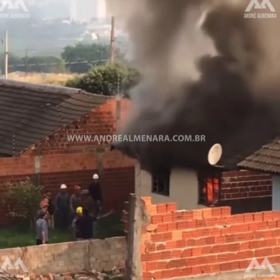 Mulher de 42 anos morre durante incêndio em Maringá