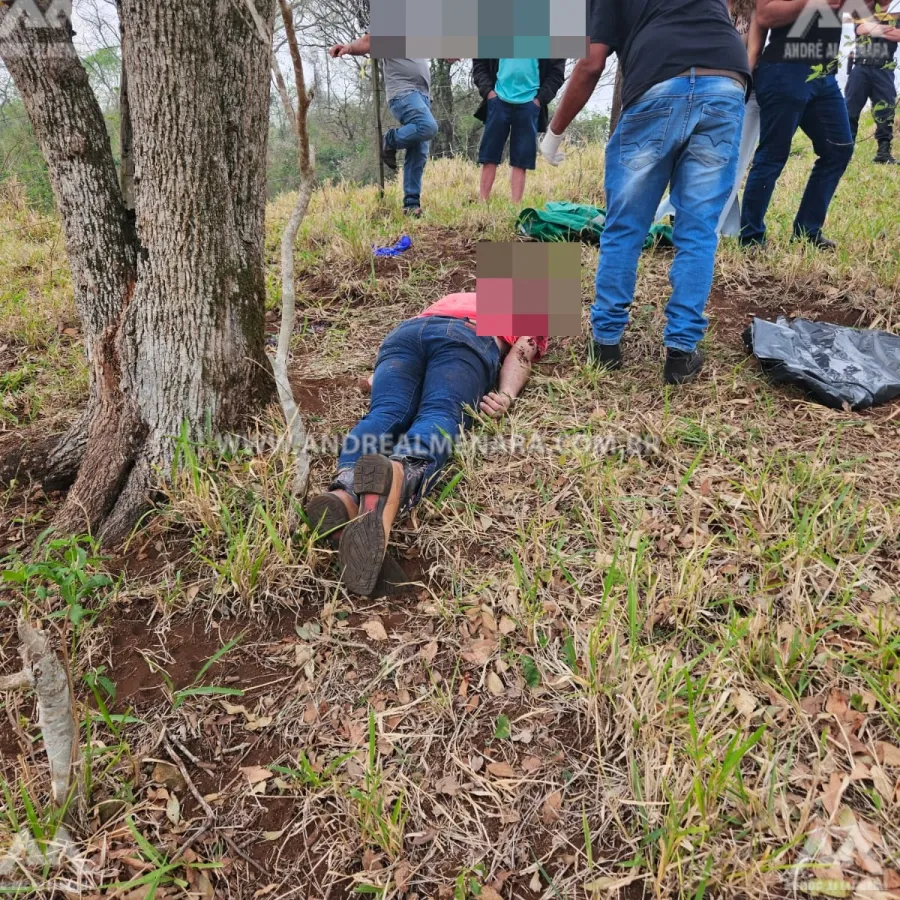 Autor de feminicídio em Marialva é encontrado morto em área rural