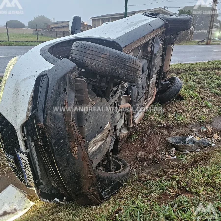 Acidente na rodovia 317 deixa veículos destruídos