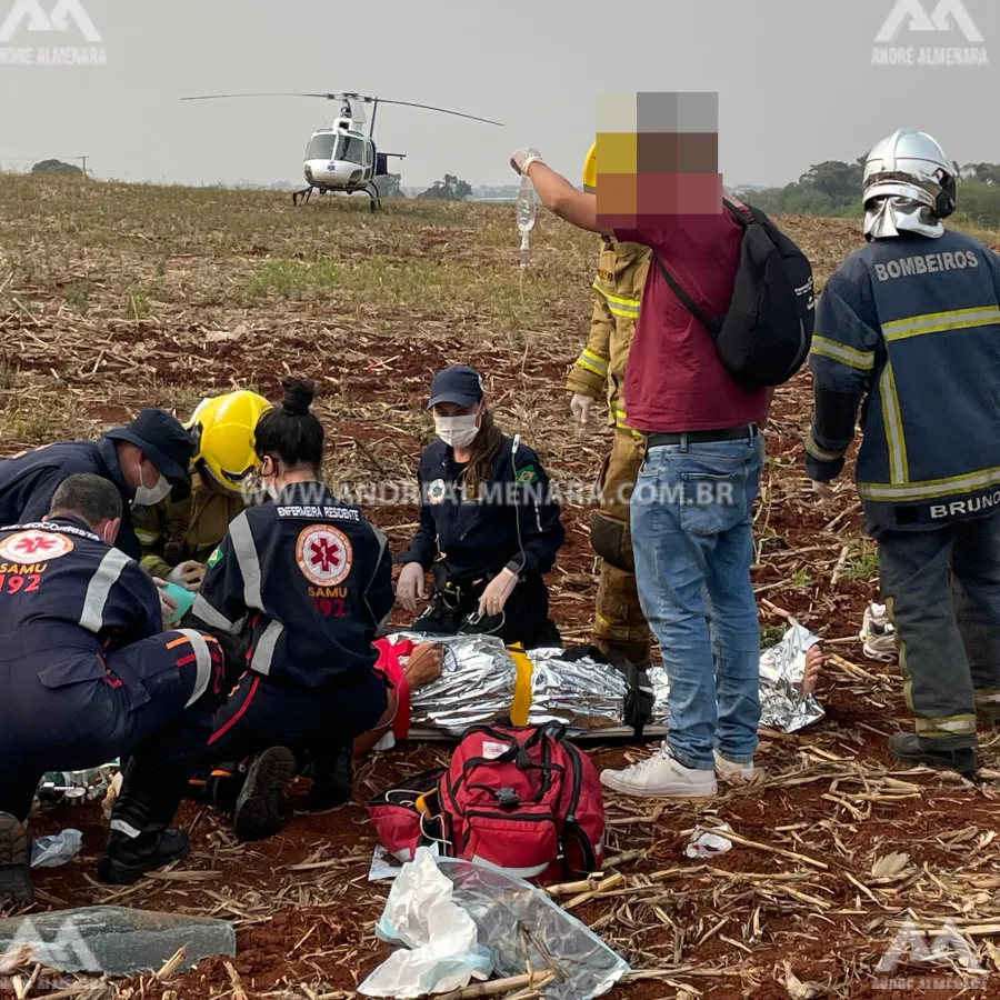 Motorista que transportava drogas morre ao capotar carro na rodovia de Floresta