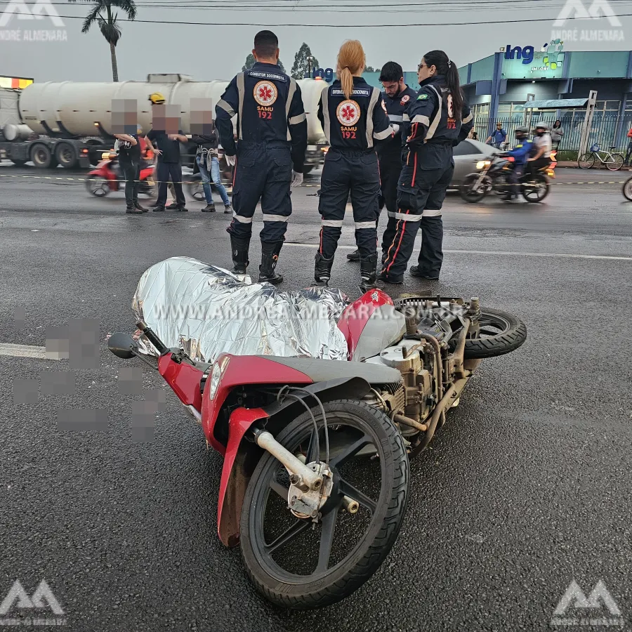 Identificado motociclista que morreu na Avenida Colombo em Maringá