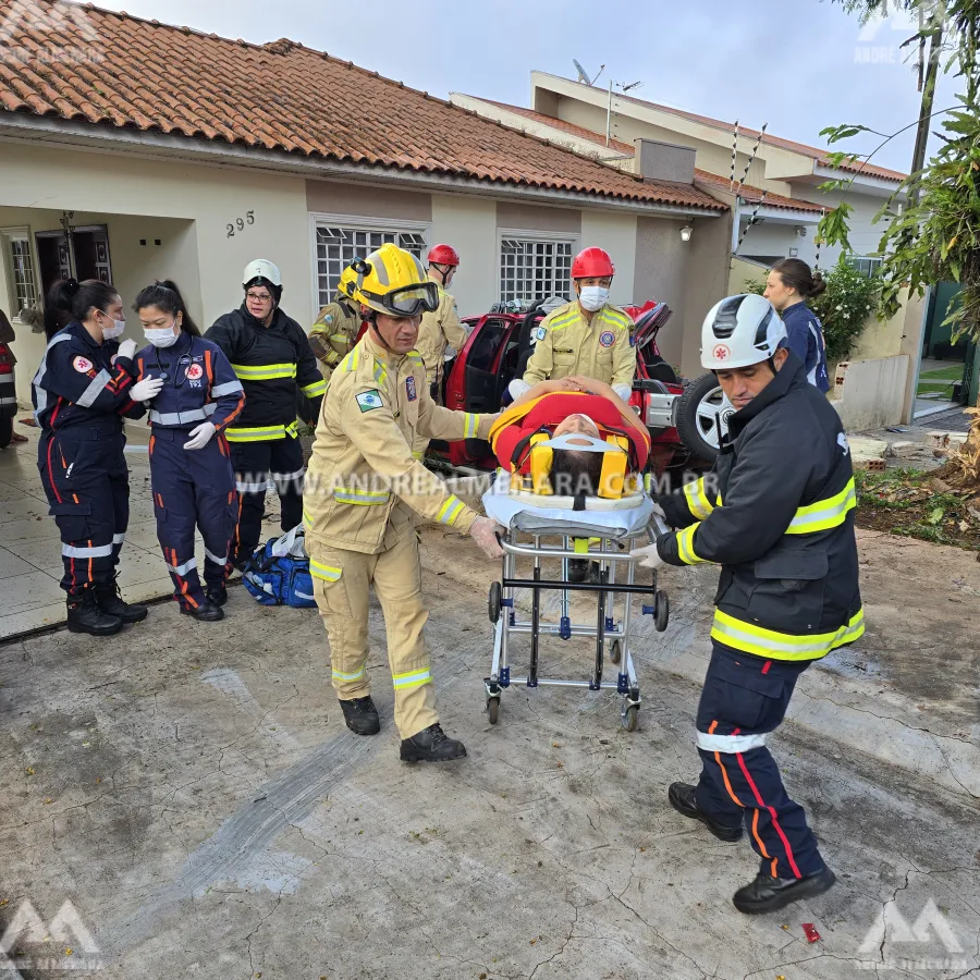 Motorista embriagado e sem habilitação invade casa causando enorme destruição