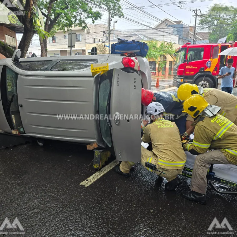 Mulher fica ferida ao sofrer acidente na Vila Operária