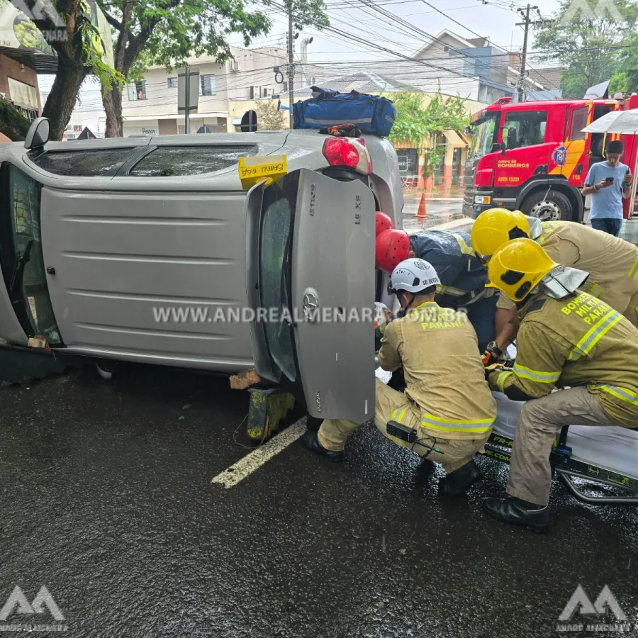 Mulher fica ferida ao sofrer acidente na Vila Operária