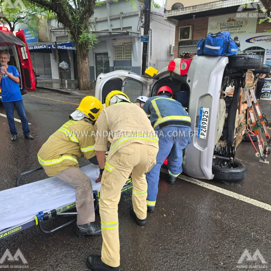 Mulher fica ferida ao sofrer acidente na Vila Operária