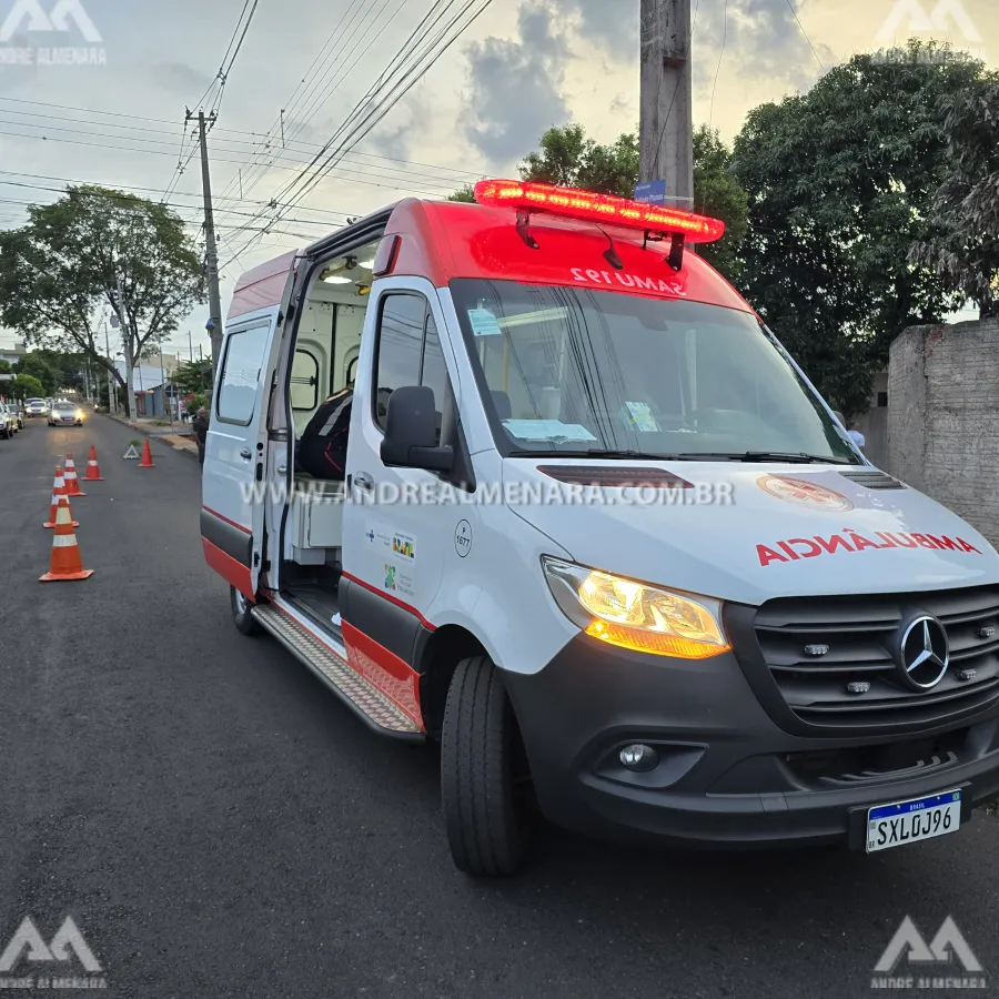 Duas pessoas ficam feridas em acidente na Vila Santa Izabel