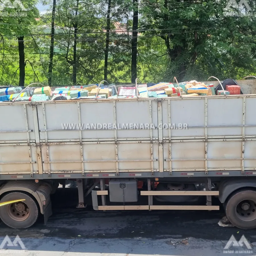 PRF apreende quase 20 toneladas de maconha na cidade de Iguaraçu